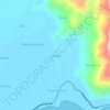 Mapa topográfico Sialang, altitud, relieve