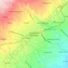 Mapa topográfico Kecamatan Masbagik, altitud, relieve