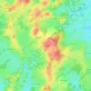 Mapa topográfico Le Montbabut, altitud, relieve
