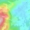 Mapa topográfico Breznë, altitud, relieve