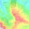 Mapa topográfico Linda Vista, altitud, relieve