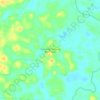 Mapa topográfico Kampung Tambang Batu Tujoh, altitud, relieve