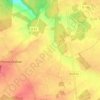 Mapa topográfico Les Ervolus, altitud, relieve