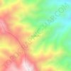 Mapa topográfico Ampibabo, altitud, relieve