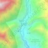 Mapa topográfico San Gerónimo de Punan, altitud, relieve