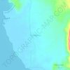 Mapa topográfico Tinangkung, altitud, relieve