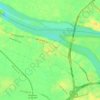 Mapa topográfico Tanaash, altitud, relieve