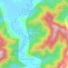 Mapa topográfico Lakuan Toli Toli, altitud, relieve