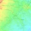 Mapa topográfico Kedungan, altitud, relieve