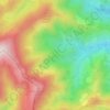 Mapa topográfico Loma de Alegi, altitud, relieve