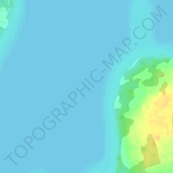 Mapa topográfico Balsam Lake, altitud, relieve