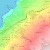 Mapa topográfico El Hayal, altitud, relieve