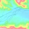Mapa topográfico El Tepetate, altitud, relieve