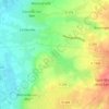 Mapa topográfico La Jeannerie, altitud, relieve