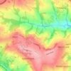 Mapa topográfico Troway, altitud, relieve