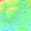 Mapa topográfico La Ruetterie, altitud, relieve