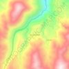 Mapa topográfico Cuticsa Grande, altitud, relieve