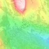 Mapa topográfico Skei, altitud, relieve