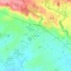 Mapa topográfico Les Petites Landes, altitud, relieve