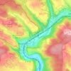 Mapa topográfico Aussiedlerhöfe Riedhang, altitud, relieve