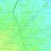 Mapa topográfico Mns Raya Paya, altitud, relieve