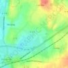 Mapa topográfico Les Hautes Rivières, altitud, relieve