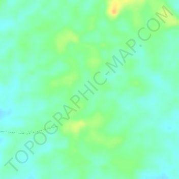 Mapa topográfico Sesnuk, altitud, relieve