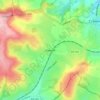 Mapa topográfico Hewish, altitud, relieve