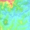 Mapa topográfico Conceição de Itaguá, altitud, relieve
