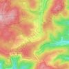 Mapa topográfico Benfe, altitud, relieve