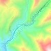 Mapa topográfico Pomay, altitud, relieve