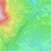 Mapa topográfico Drei Annen Hohne, altitud, relieve