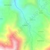 Mapa topográfico Guabalcon, altitud, relieve