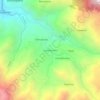 Mapa topográfico Capulispamba, altitud, relieve