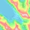 Mapa topográfico Ersfjorden, altitud, relieve