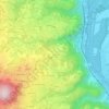 Mapa topográfico Prost, altitud, relieve