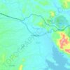 Mapa topográfico Hùng Sơn, altitud, relieve