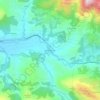 Mapa topográfico Mestas de Con, altitud, relieve