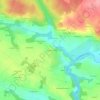Mapa topográfico Résordoué, altitud, relieve