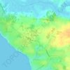 Mapa topográfico La Girardière, altitud, relieve
