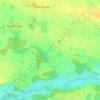 Mapa topográfico Müggenwalde, altitud, relieve
