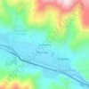 Mapa topográfico Chinicara Alta, altitud, relieve
