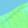 Mapa topográfico Sungai Mas, altitud, relieve