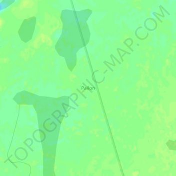 Mapa topográfico Pailon, altitud, relieve