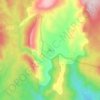 Mapa topográfico Oter, altitud, relieve