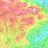 Mapa topográfico Casal de Cambra, altitud, relieve