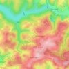 Mapa topográfico Meiswinkel, altitud, relieve