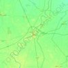 Mapa topográfico Banha, altitud, relieve
