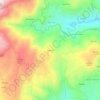 Mapa topográfico Aveleiras, altitud, relieve