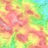 Mapa topográfico Wutzelskühn, altitud, relieve